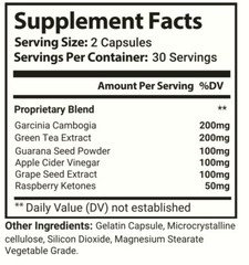 5-Pack Plantsulin Max Capsules, Supports Immune Defense & Weight Loss – 300 Caps