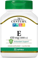 E 1000 IU Vitamin E Softgels – Heart & Immune Support (55 Count)