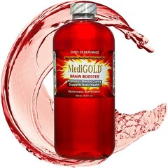 MediGOLD® Brain Booster True Colloidal Gold AuNP Nutrient: 500 mL in Plastic