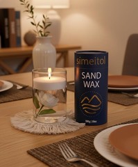 18oz Scented Candle Sand Wax, Sandalwood & Jasmine Scented Pearled Candles wi…
