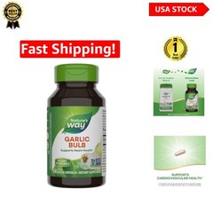 580 mg Garlic Bulb Capsules, & Non-GMO – 100 Capsules for Heart Wellness