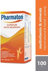 1X Pharmaton with Ginseng G115 100 Tablets Ginseng and Selenium Energy Booster