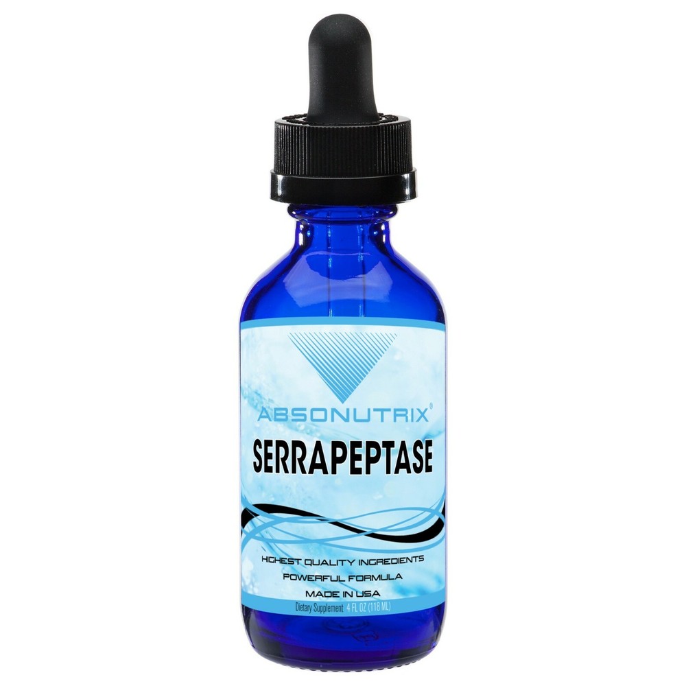Absonutrix Serrapeptase Enzyme 4 Fl Oz Anti oxidant 250000 spu easy absorption