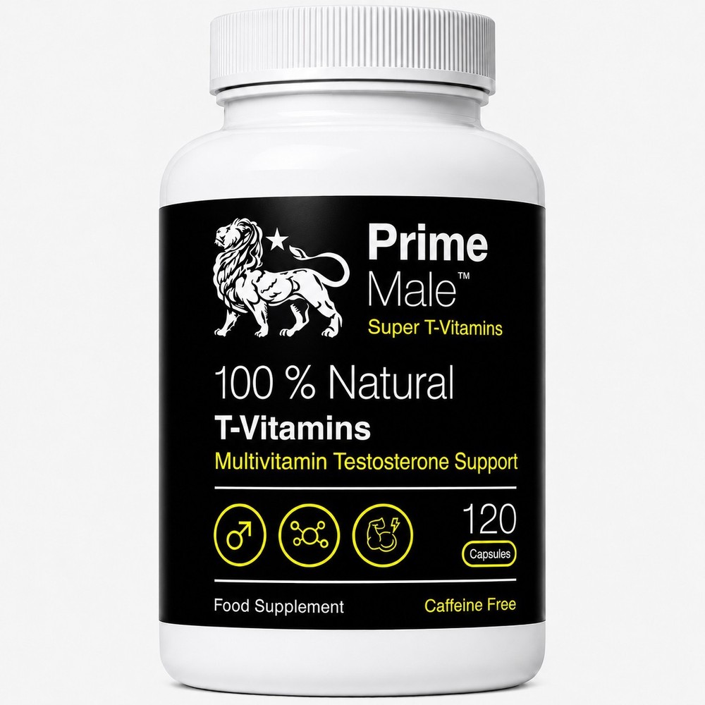 Prime Male T Vitamins – Men’s Multivitamin Energy, Immune & Testosterone Support
