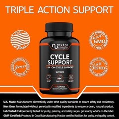 Cycle Support Supplement for Men & Women – Natural Liver Cleanse Detox & Repa…