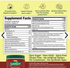 Benefiber Prebiotic Fiber and Super Fruits, 8.81 OZ Strawberry Dragon Fruit
