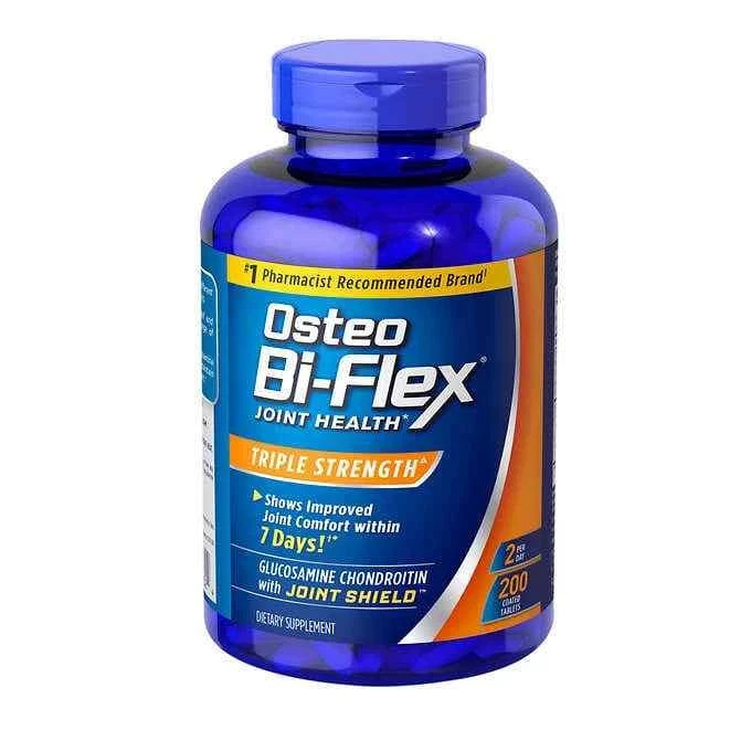 Sealed 200 tablets Osteo Bi-Flex Triple Strength Glucosamine