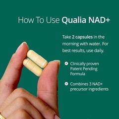 Qualia NAD Supplement — Clinically Proven to Boost NAD+ up to 67%. Optimized …