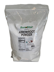Sun Star Organics Arrowroot Powder 5 lb Gluten-Free Thickener Baking Bulk