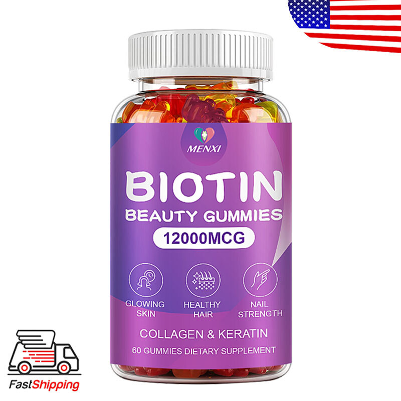 Biotin Gummy with Collagen Vitamins for Hair,Skin and Nails Extra Strength Gummy