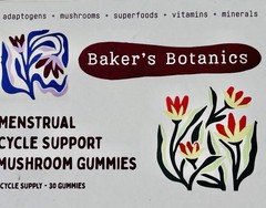 BAKER’S BOTANICS MENSTRUAL GUMMIES 2 BOX LOT GREAT PRICE