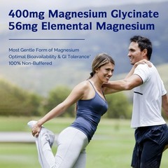 Innate Vitality Magnesium Glycinate 400mg, Non Buffered 240 Count (Pack of 1)