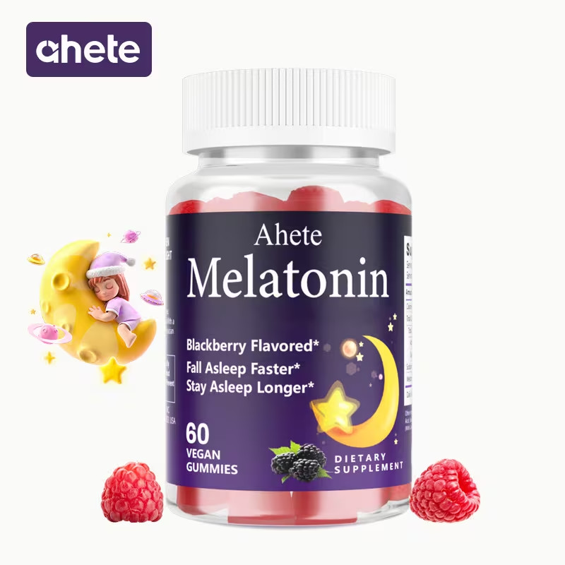 Melatonin Gummies 5mg – Blueberry Flavor | 60 Gummies | Sleep Support Supplement