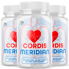 (3 Pack) Cordis Meridian Advanced Support Blood Sugar Supplement 180 Capsules