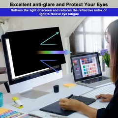 Hanging Computer Privacy Screen Protector for 23, 23.6, 23.8, 24 Inches for 1…