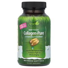 2 X Irwin Naturals, Deep Tissue Collagen-Pure�, 80 Liquid Soft-Gels