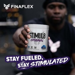 Finaflex Stimul8 Super Pre-Workout Blue Raspberry 271 g / 9.6 oz Each (Pack 3)
