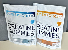 Lot X2 Bear Balanced Creatine Gummies X1 Peach Mango/ X1 Blueberry 90 Each 9/27