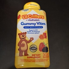 Lil Critters by Vitafusion Gummy Vites Multivitamin 300ct Kids Gummies Exp 4/27