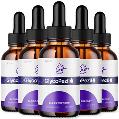 (5 Pack) Glycopezil Drops Glyco Pezil Blood Support Vitamin Supplement 150 Servs