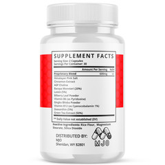 (1 Pack) Glyco Ultra Advanced Support Blood Supplement GlycoUltra 60 Caps