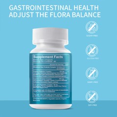 Probiotics 100 Billion CFU Potency Digestive Enzymes Immune Health Relieve Gas