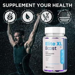 (1 Pack) Elite XL Boost Male Gummys Advanced Elite XLBoost Formula 60 Gummies