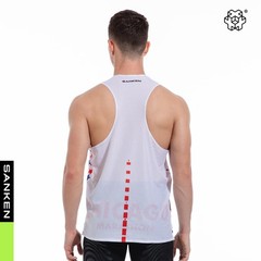 Sanken Men’s Running Singlet Ultra Lightweight Seamless Quick Dry Gym Shirt |…