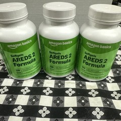 AREDS 2 Formula Eye Vitamin & Mineral 120 Softgels Amazon Basics 3 PkExp 9/2027