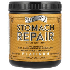 Barlean s Stomach Repair Vanilla Chai 6 35 oz 180 g Gluten-Free , Sugar-Free