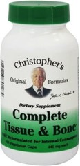 Complete Tissue and Bone Formula 100 Vegetarian Capsules Natural Supplement