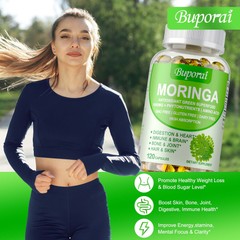 Moringa Capsules 1000mg – Bone & Joint Boost, Support Digestive and Heart Health