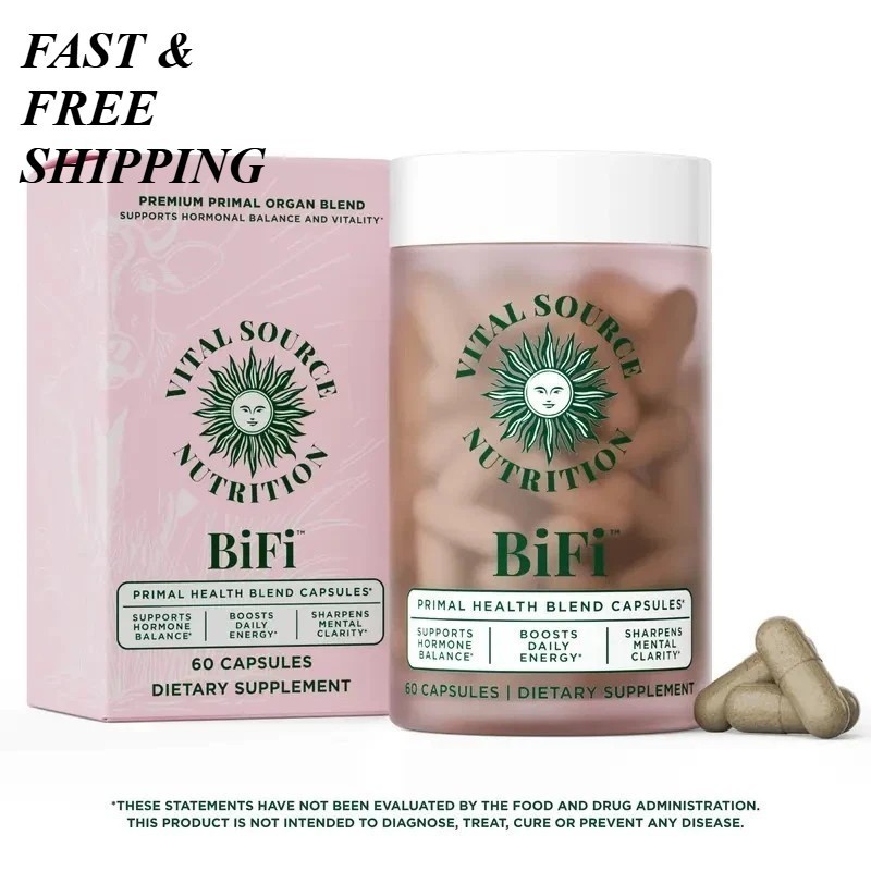 NEW Vital Source NUTRTTION BiFi Primal Organ Blend Capsules – Hormone Balance+