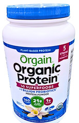 Orgain Organic Protein & Superfoods Vanilla Bean Flavor 2.7 Lbs EXP 01/2027