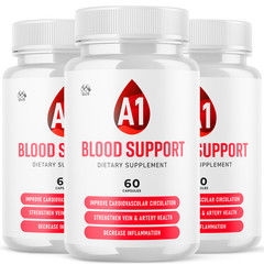 (3 Pack) A1 Blood Support Advanced Support Blood Sugar Supplement 180 Capsules