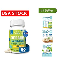 45mg Iron Bariatric Multivitamin – Once Daily for Optimal Post-Surgery Health