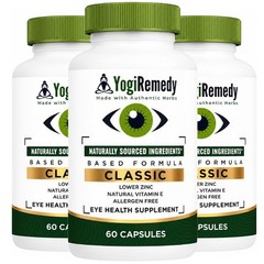 (3 pack) Natural Herbal Supplement Capsules | Eye Care Support Formula 180 Count