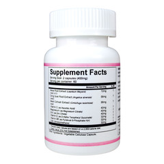 Enhanced Energy & Progesta production: Goat Weed, Maca Root, Tribulus, 120 Caps.