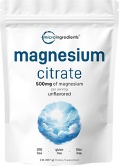 Pure Magnesium Citrate Powder (Citrato De Magnesio En Polvo), 2 Pounds (32 Ounce