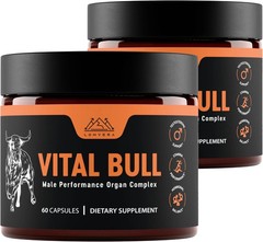 2x Lonvera Vital Bull Beef Organ Vitamin for Men – Grass Fed Organs US