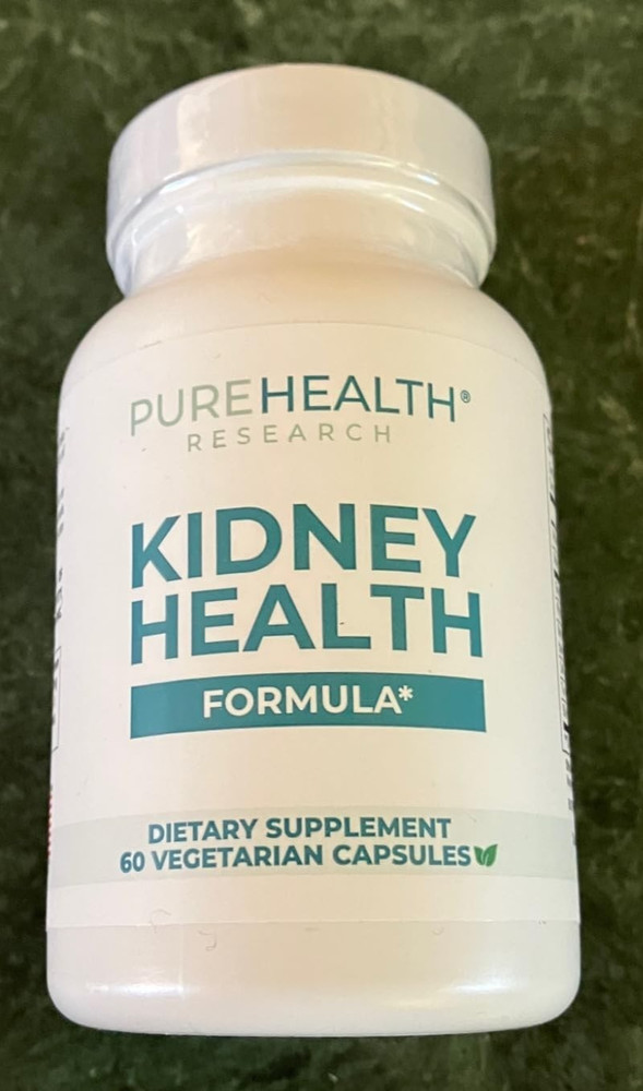 PUREHEALTH RESEARCH Kidney Health Formula: Kidney Cleanse Detox & Repair 05/27