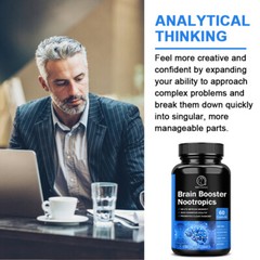 Brain Health & Memory Booster, Focus Function, Clarity Nootropic Supplement
