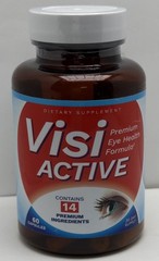 VisiActive Vision Support Supplement Eye Health Formula L-Tartrate Exp 2/27: 8A2