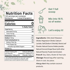 Electrolyte Powder for Hydration – 2 lb, Keto, No Sugar, High Potassium