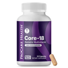Bariatric Multivitamin | Capsule | 18mg | 30 Count