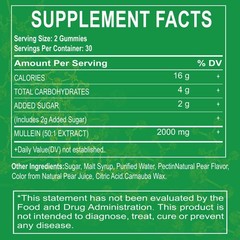 9 in 1 Mullein Leaf Extract Gummies for Lung Cleanse, Extra Strength 10000 MG US