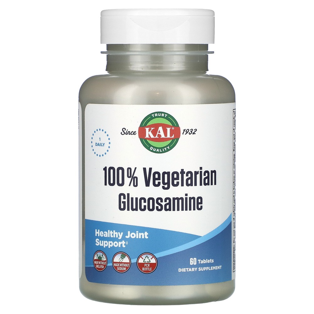 100% Vegetarian Glucosamine , 60 Tablets