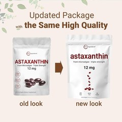 Astaxanthin 120 Softgels 12mg – Supports Eye Health and Joint Health
