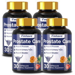 4 Pack Saw Palmetto Lycopene Pumpkin Seed Oil Prostate Health Support Supplement