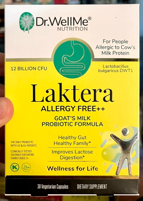Dr.WellMe Nutrition LAKTERA Cow Milk Allergy FREE++ Probiotic (30) Healthy Gut!